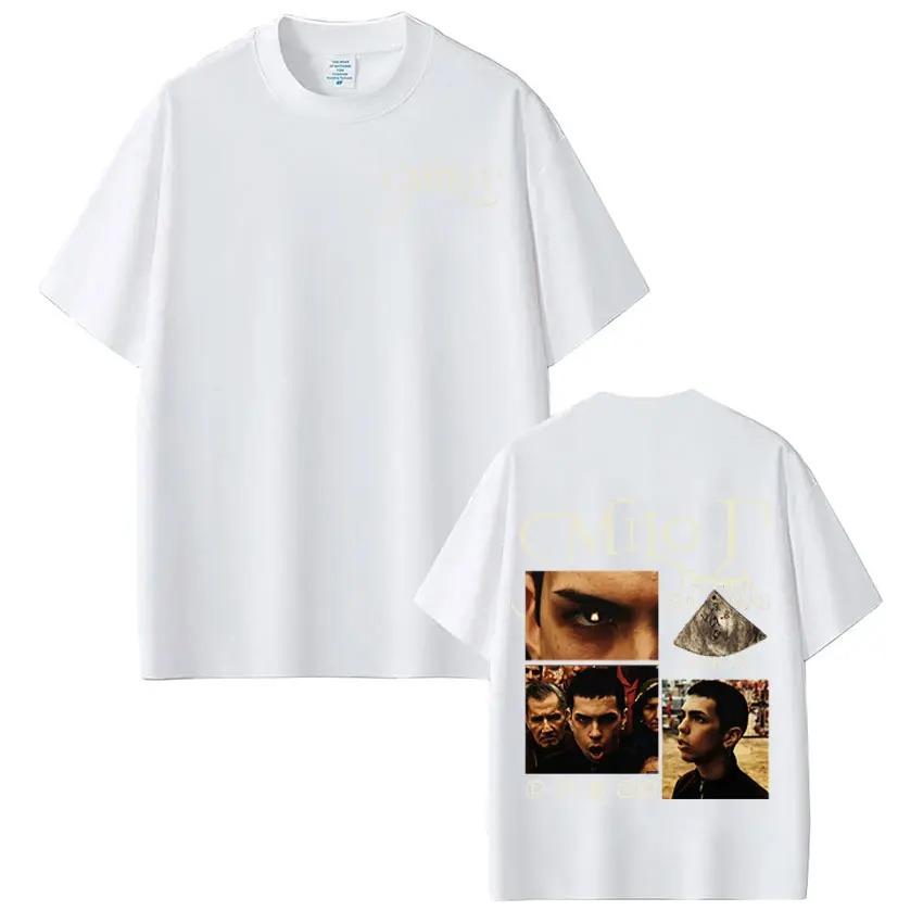 Rapper Milo J La Vida Era Mas Corta Album TShirt Unisex Vintage Casual Loose Short Sleeve Cotton Harajuku Style TShirt