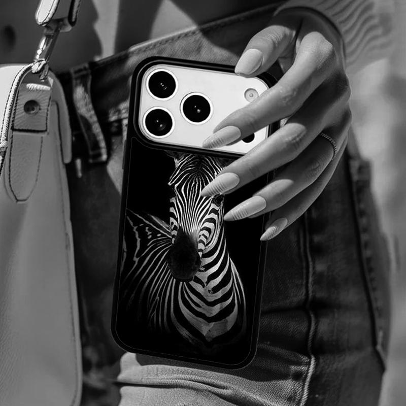 Zebra Animal Wildlife African Nature Phone Case For iPhone 17 Air 14 15 13 12 Max Cover For Apple 16e 11 Pro Max Plus Coque