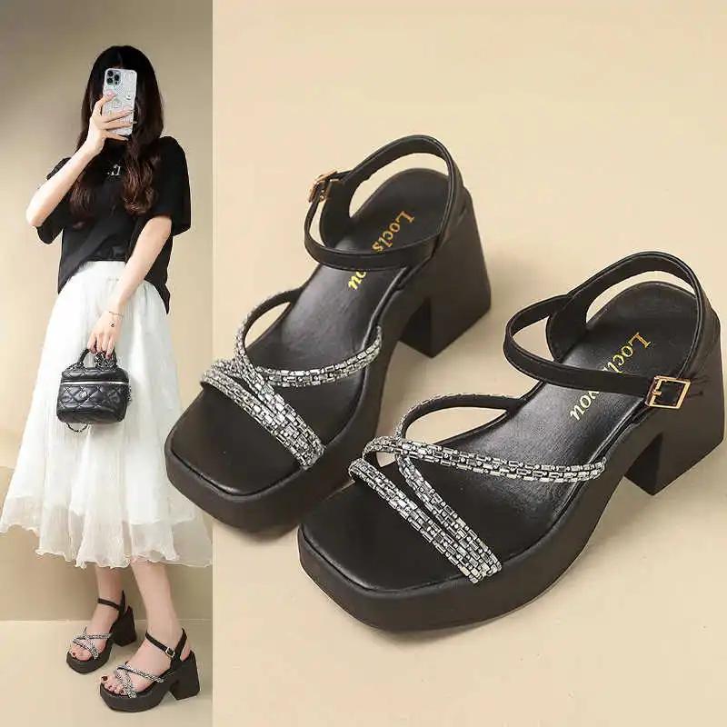 Fashion Fall Round Tip Women's High Shoes Badminton Spring Boots Woman Sneakers Sports Deporte 2025elegant Cool Bity Newest