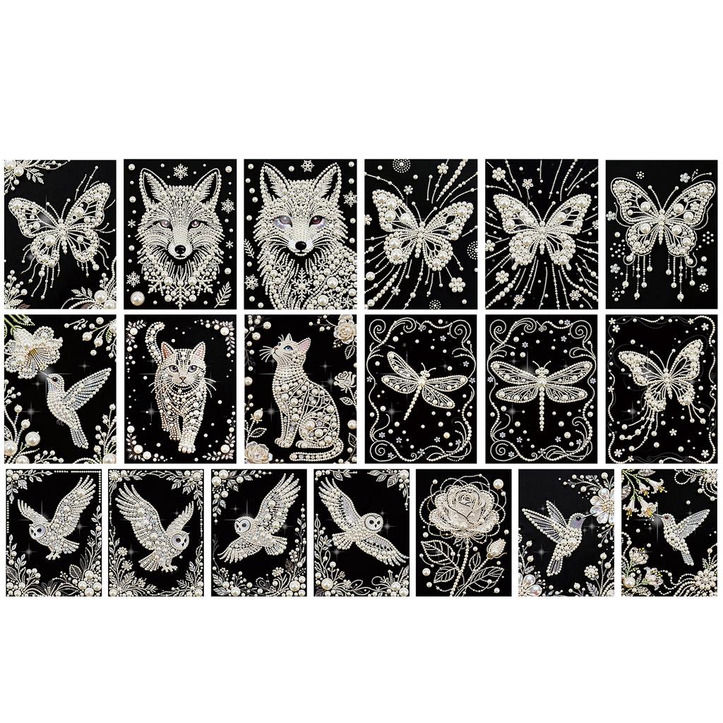 DIY Pearl Painting Kit for Adults Beginners Home Wall Decor Pearl Gem Paintings Picture Arts Craft 30x40cm Without Frame