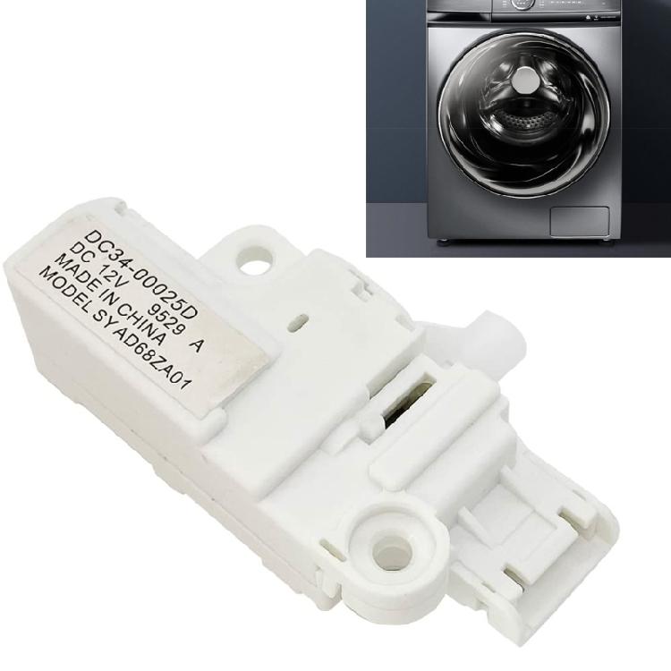 DC34-00025D 12V Washer Door Lock Switcher Electronic Door Lock Washing Machine for WW90K74150OX/WW90K74150SC Accessories