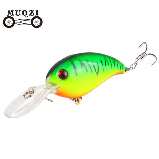 1Pc Crank 3D Eyes Fishing Lure Hard Bait Bass Crankbait Sharp Fish Hook Tackle