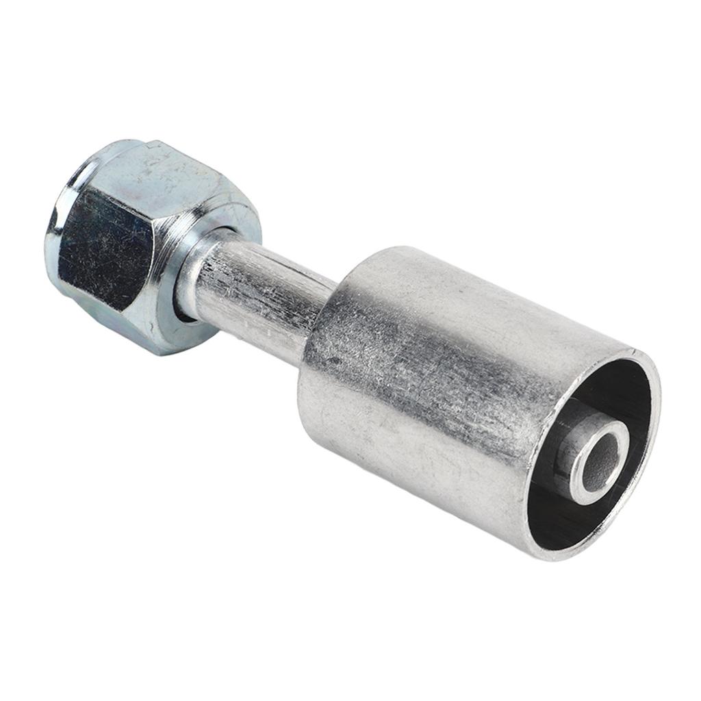 10 Pcs 1 2in Straight Air Conditioning Beadlock Aluminium AC Splicer Hose Fitting for Car Truck Engineering Vehicles