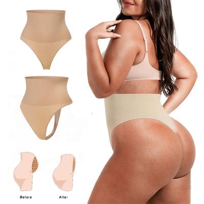 Femei sexy cu talie înaltă tanga model pentru controlul burticii chiloți pentru slăbire lenjerie de corp Push Up modelat slip Butt Lifter Body Shaper