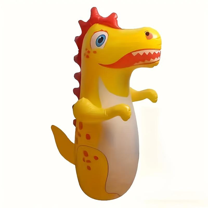 Inflatable Dinosaur Punching Bag Toy for Kids 1PCS жёлтый