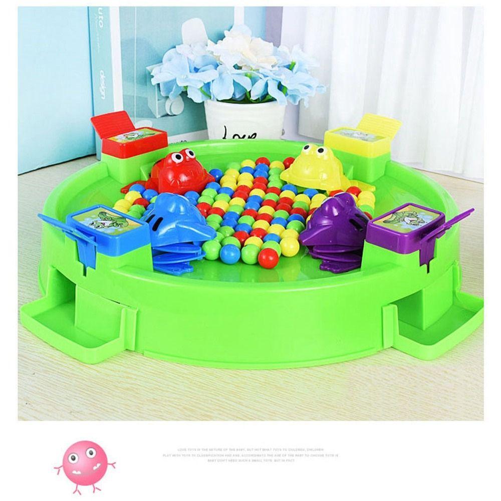 Colorful Beads Frog Snatching Bean Plastic Children's Interactive Puzzle Toy  Party Game