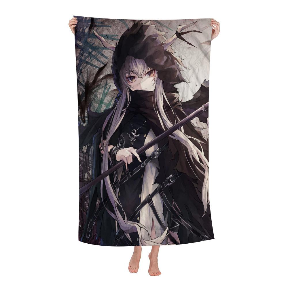 A-Arknights Beach Towel Colorful Bath Towels for Girl Microfiber Quick Dry Sand Free Beach Yoga Spa Gym Pool