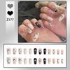 Handmade Press-On Nails – Crushed Diamond Butterfly Glitter Tips Collection