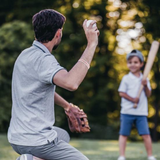 Baseball Bracelet Bright Color Ultralight Non-Fading Wear Resistant Adjustable Unisex Sports Wristband Bangle Gifts