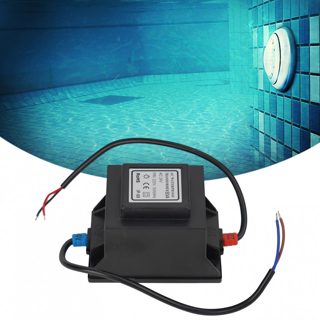 24V AC/AC Power Transformer Cable 0.3m Epoxy Resin