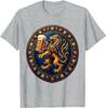 Bayerischer Löwe Bierkrug Oktoberfest Grafik T-Shirt