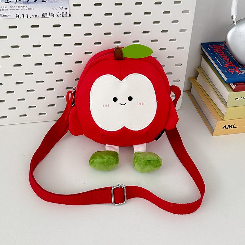 

Школьный рюкзак милое яблоко женщина 2025 мультяшный школьный рюкзак дорожный рюкзак повседневная сумка через плечо