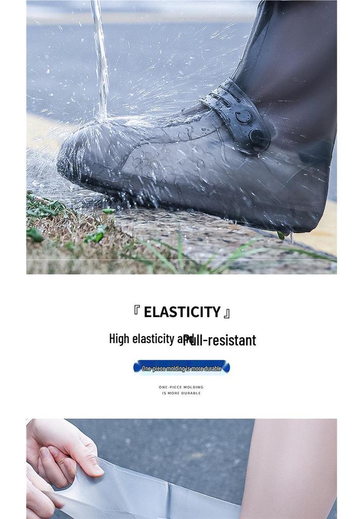 Anti-Slip Waterproof Silicone Shoe Covers for Adults & Children - Wear-Resistant Rain Boots
