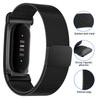Luxury For Google Fitbit Air Milanese Loops Magnetic Band Breathable Quick Release Wristwatch Stainless Steel Watch Bracelet Wristband for Men Women