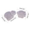 Quicksand Resin Mould Lovely Pig/Bread Resin Shaker Mould Silicone Epoxy Mold Clear Pendant Mold for DIY Handmade Craft