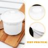 Ceramic Stew Bowl with Lid Premium Porcelain Soup Pot for Home Kitchen Use Stewing Soups Bird's Nest Cooking Bowl Gift Ready
