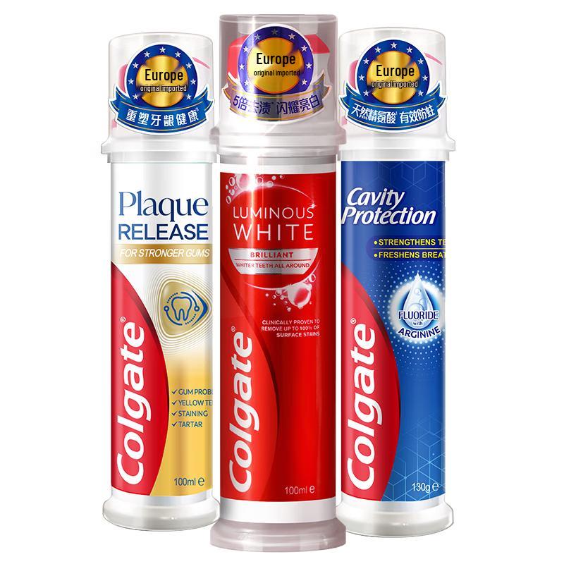 Colgate European Import Pump Dispenser Toothpaste (Sun Yingsha Series)