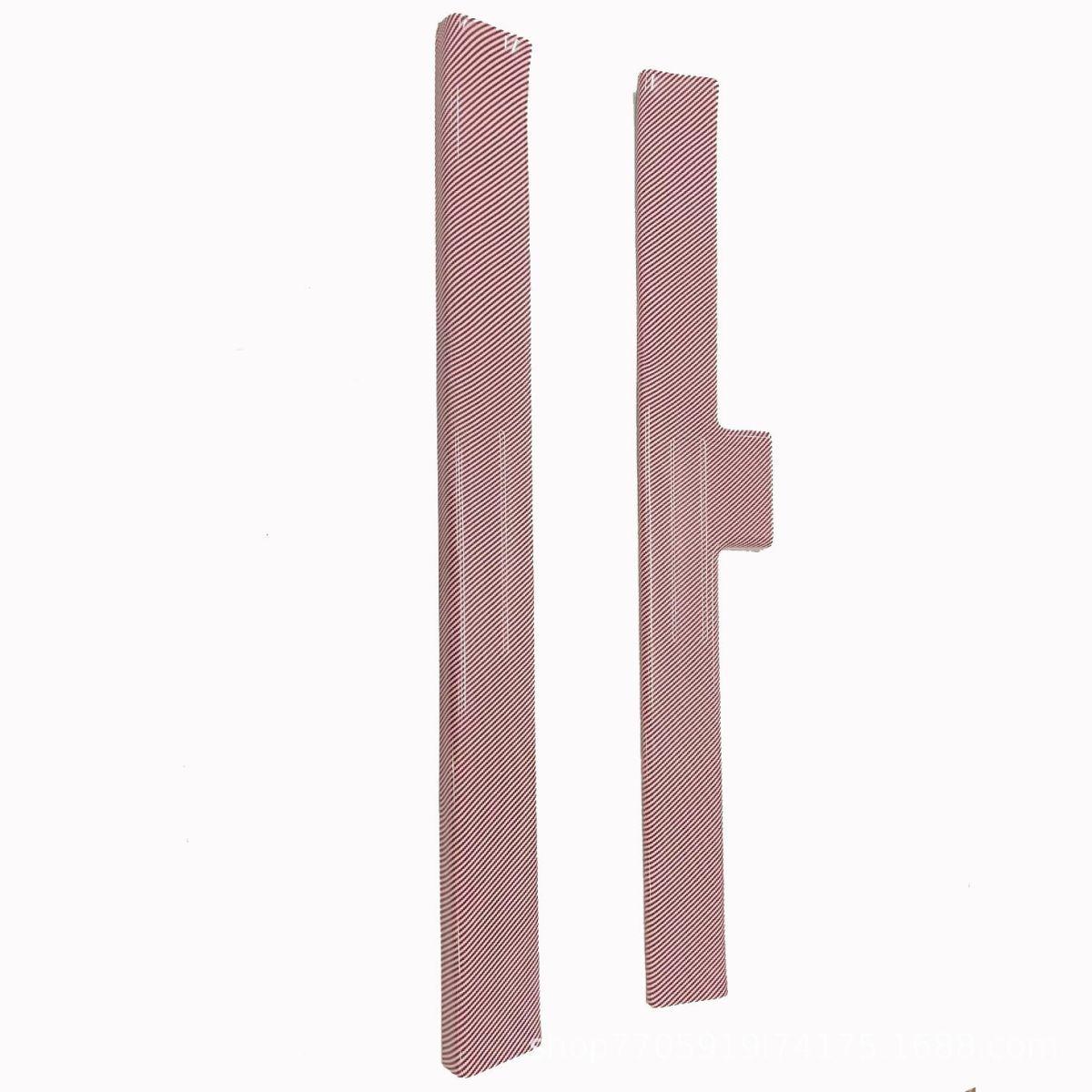 

Carbon Fiber Door Sill Strips with Welcome Pedals for Wuling Hongguang Mini - Interior/Exterior Anti-Stepping Car Mod Parts Exterior Door Sill Strips