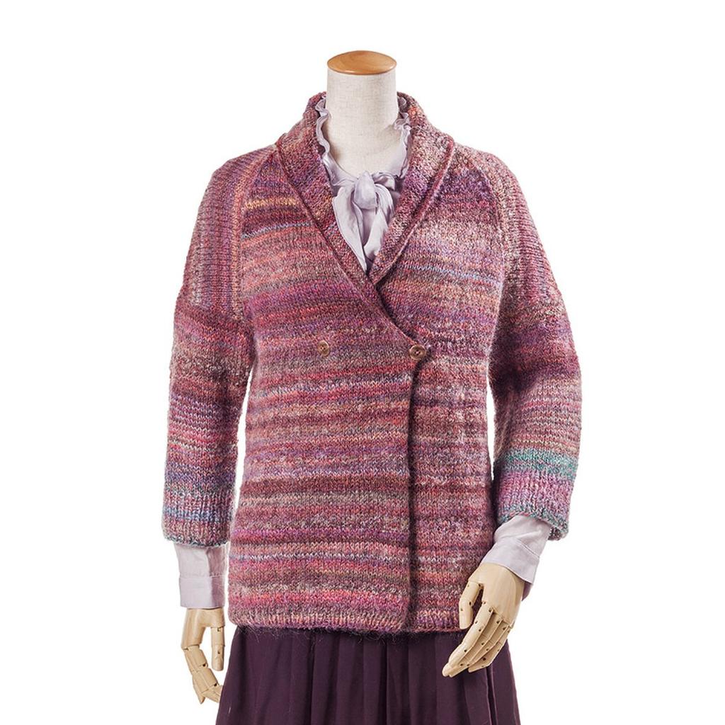 OLYMPUS Michela Pack of 6 Yarn, Medium, Col. 2, Purple, 35g, Approx. 110m,