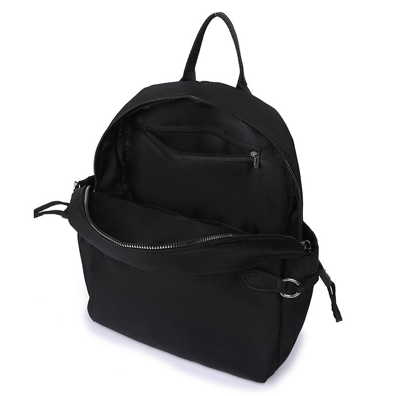 Rucsac din nailon pentru femei Rucsac sport de culoare uni