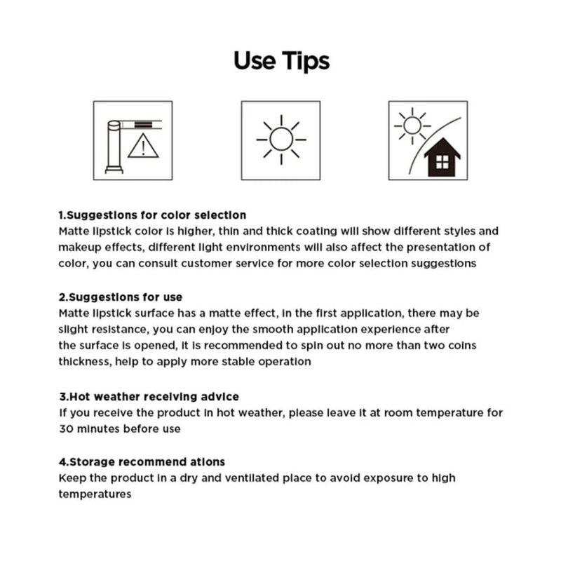 PERFECT DIARY - Biolip Essence Matte Lipstick (1-3)