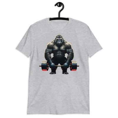 Fitness Gorilla Gewichteheben T-Shirt Tee - Kraft und Stil vereint!