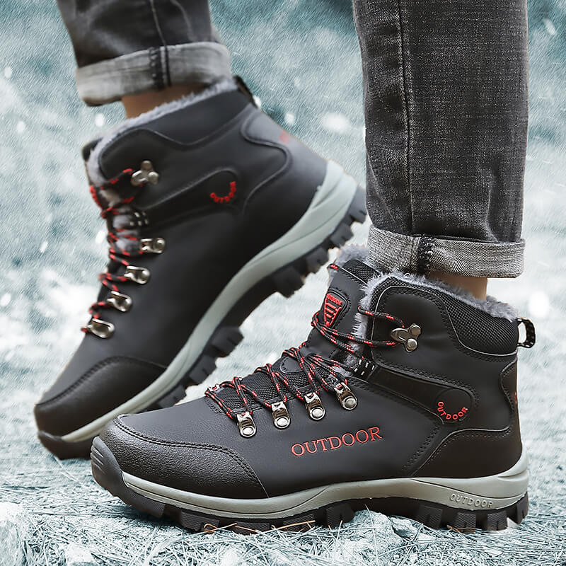 39-46 Autumn and Winter Men's Large Size High-top High-top Exterior Waterproof Climbing Snow Boots