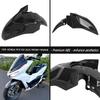 For Honda PCX160 2021-2025 Motorcycle Front Fender Carbon Fiber Pattern Front Wheel Mudguard Water Splash Protection Cover