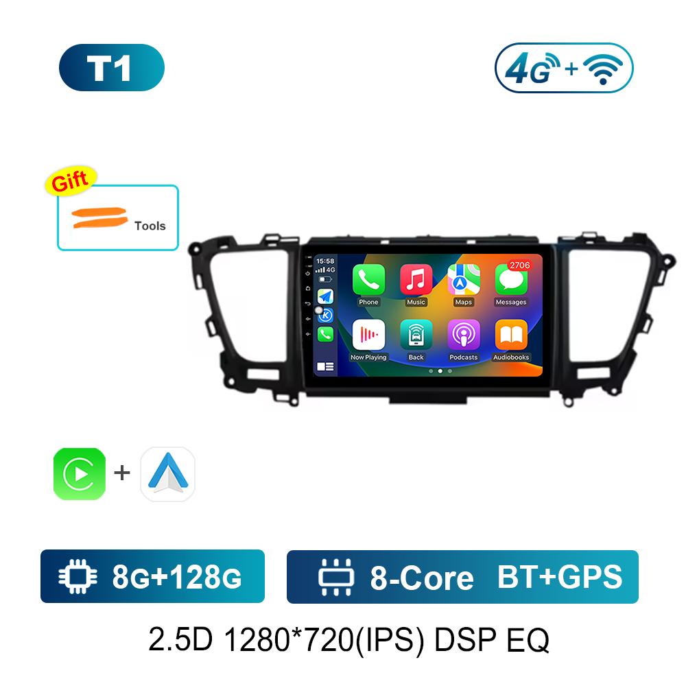 9'' Android System for Kia Carnival Sedona 2014 - 2020 Car Radio Multimedia Player DSP Stereo GPS Navi Carplay 4G Bluetooth WiFi