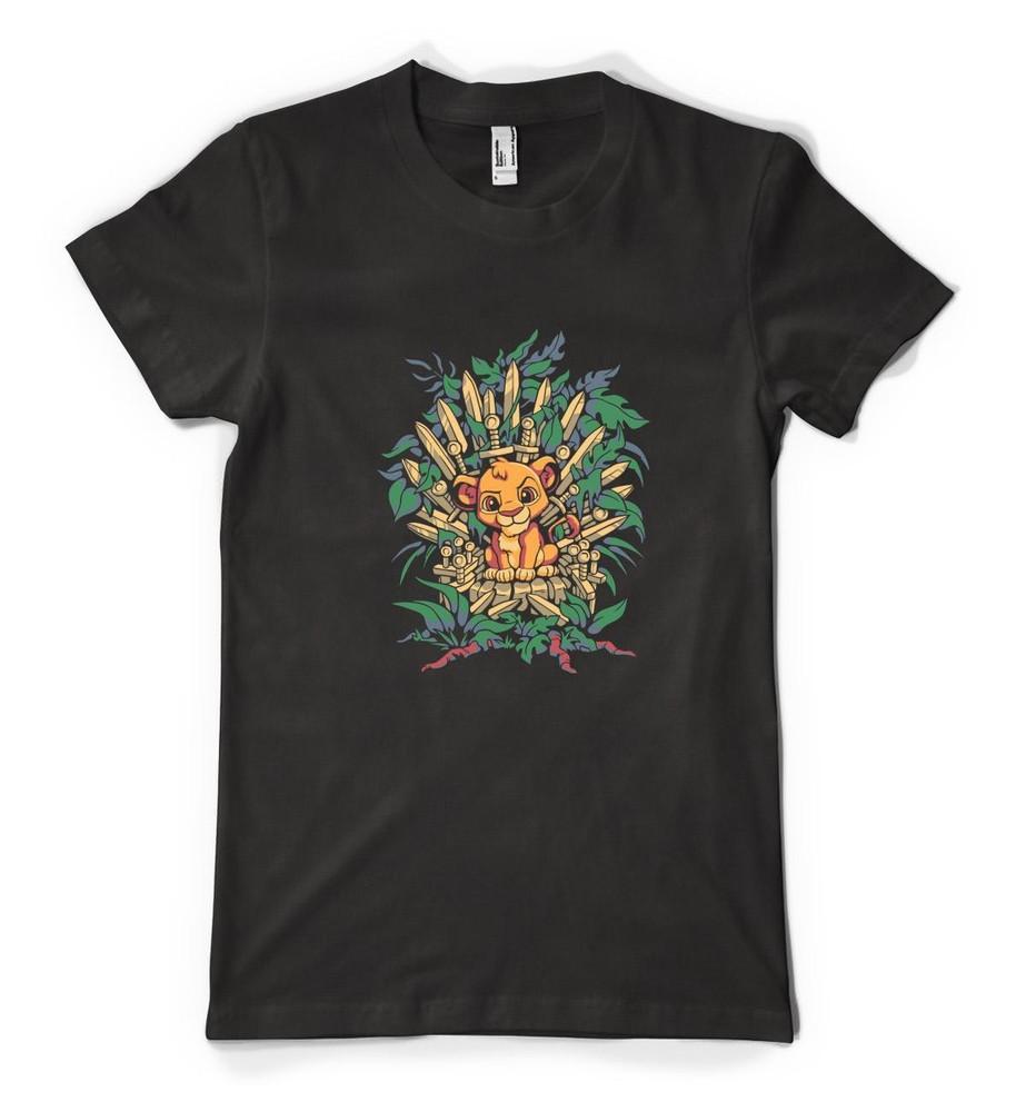 

GOT Simba Lion King Iron Throne Dragon House Personalised Unisex Kids T Shirt 4XL