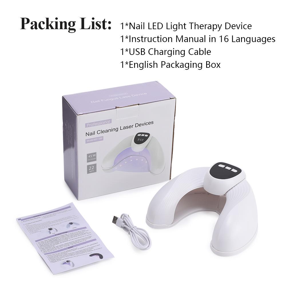 Onychomycosis Phototherapy Mini Folding Nail Dryer & Gel Lamp