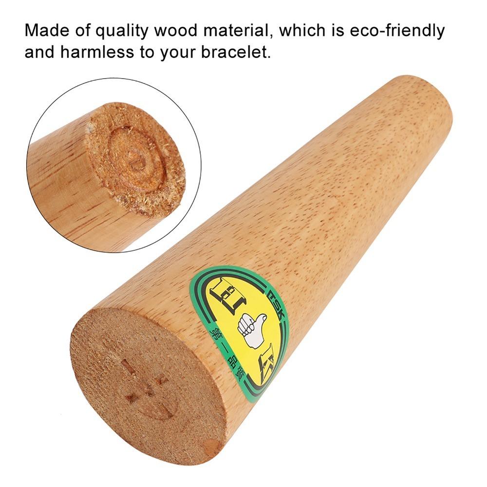 Metal Forming Wooden Bangle Mandrel Round Shape Bracelet Adjuster  Bracelet Adjusting