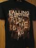 Falling In Reverse - Schwarzes T-Shirt Kurzarm Schwarz Unisex Shirt D1150 Unisex T-Shirt