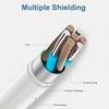 3/5/10pcs2M USB C Fast Charging Cable Type C to Type C PD Quick Charger Cord Data Sync Wire for iPhone 15 16 Samsung Galaxy S24 S23 iPad MacBook