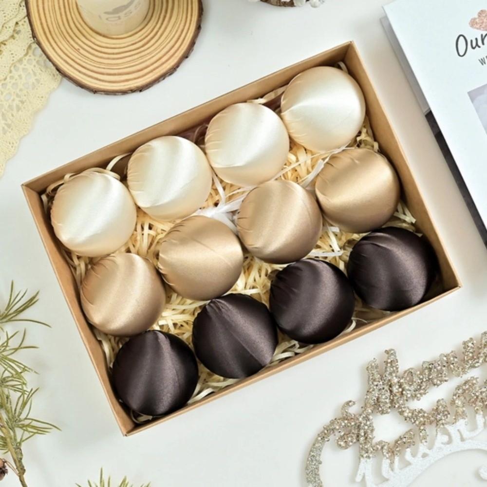 12pcs Multicolor Hanging Ball Ornaments 6cm Christmas Gifts Ball  Christmas Tree Decoration