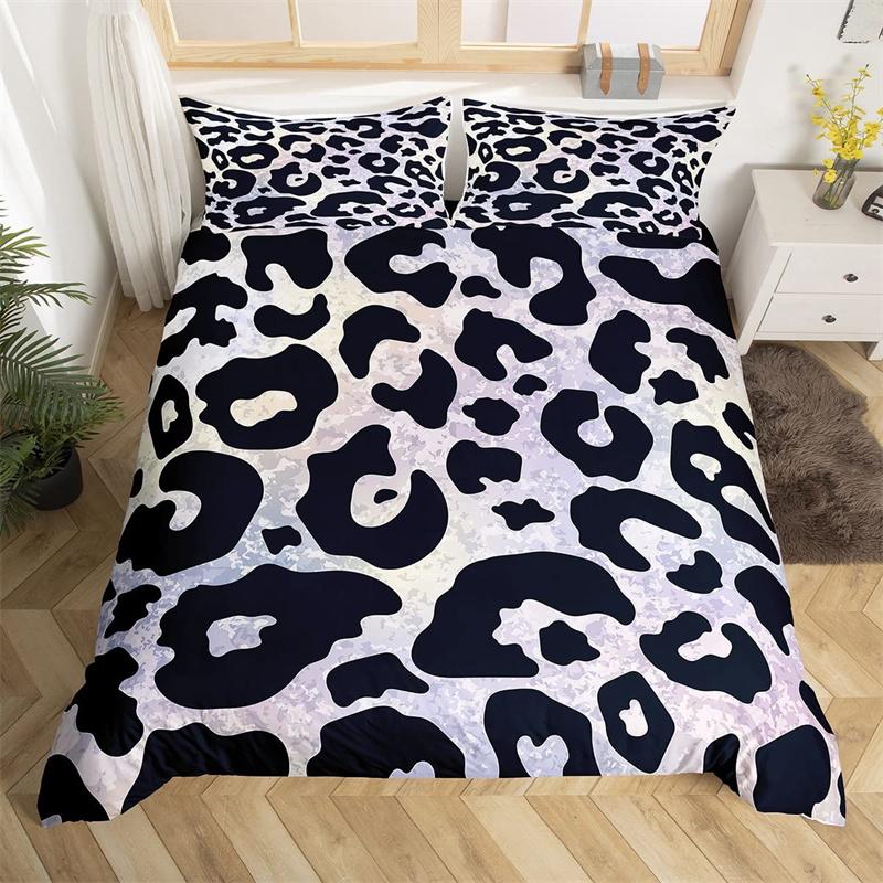 

Пододеяльник с принтом леопарда и гепарда, двойной зебровый, змеиный, жирафовый, с принтом шкуры животного, пододеяльник с абстрактным геометрическим узором, комплект постельного белья в стиле пэчворк EU single(135x200cm)