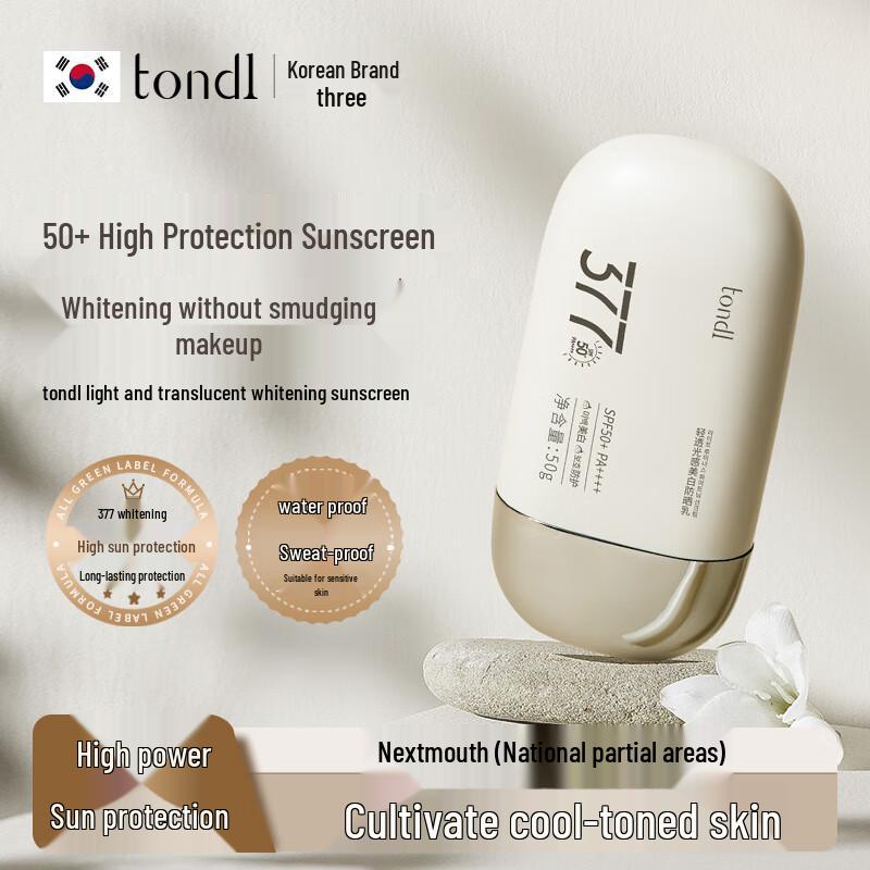 Tondi 377 Whitening SPF50+ PA++++ Sun Protection