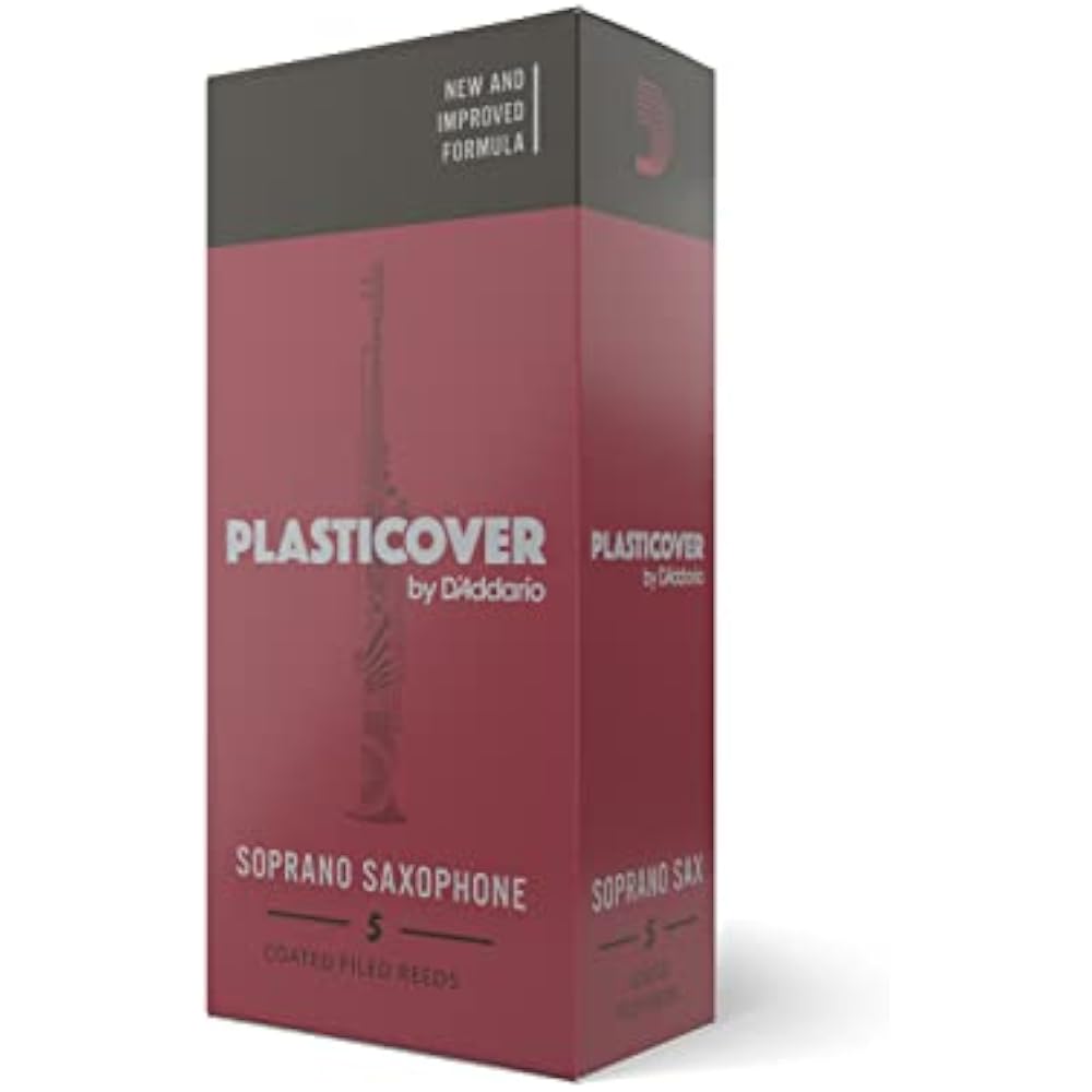 D Addario WoodWinds Daddario Reed for Soprano Saxophone Plasticover by D Addario RRP05SSX250 [Har...