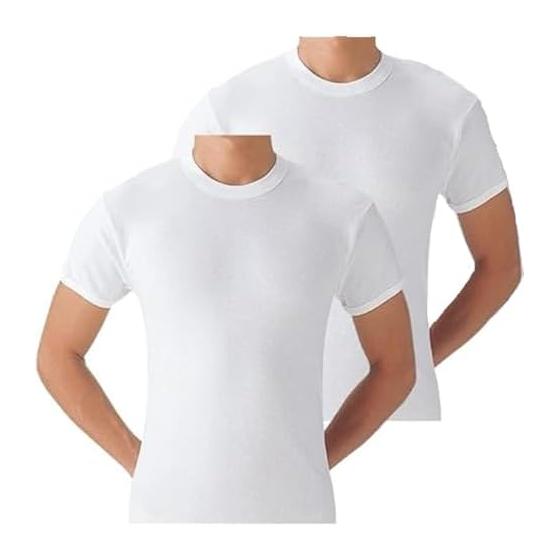 [Gunze] Inner shirt, soft underwear, 100% cotton, antibacterial and deodorizing treatment, short sleeves, round neck, SV61142/G