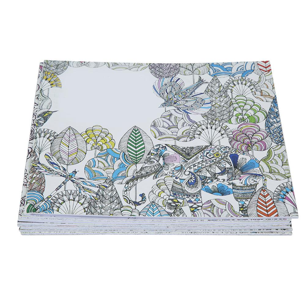 

Английское издание Волшебный лес Живопись Рисунок Раскраска для детей Дети снимают стресс