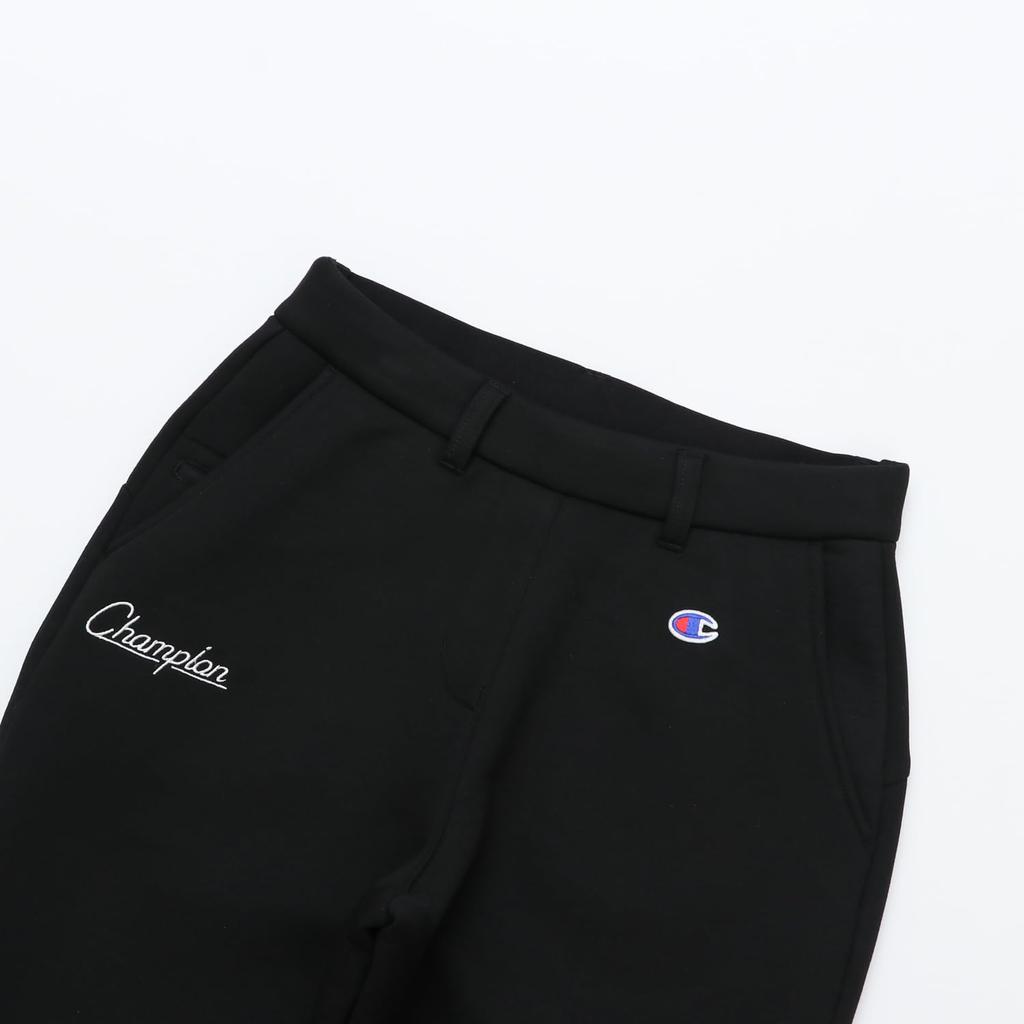 [Champion] Long Pants, Stretch, Lightweight, Graphic Logo Embroidery, TECH WEAVE(R) 3LS LIGHT CW-BG201, Women's, Black