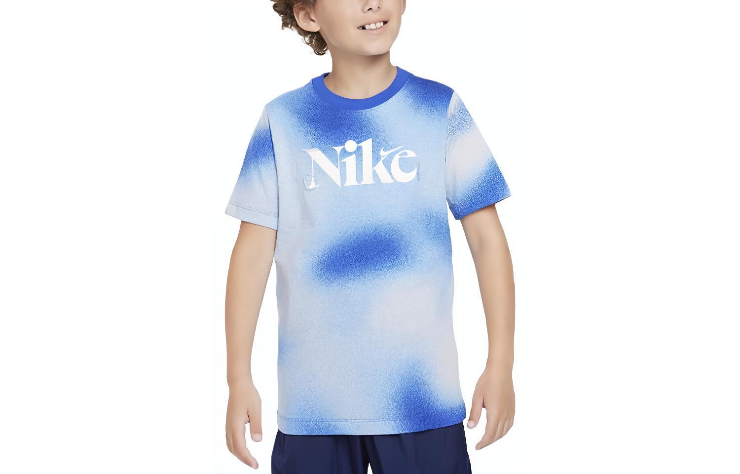 

Nike T Shirt Sportswear Culture Of Basketball Light Blue Kids FD3932-480 L