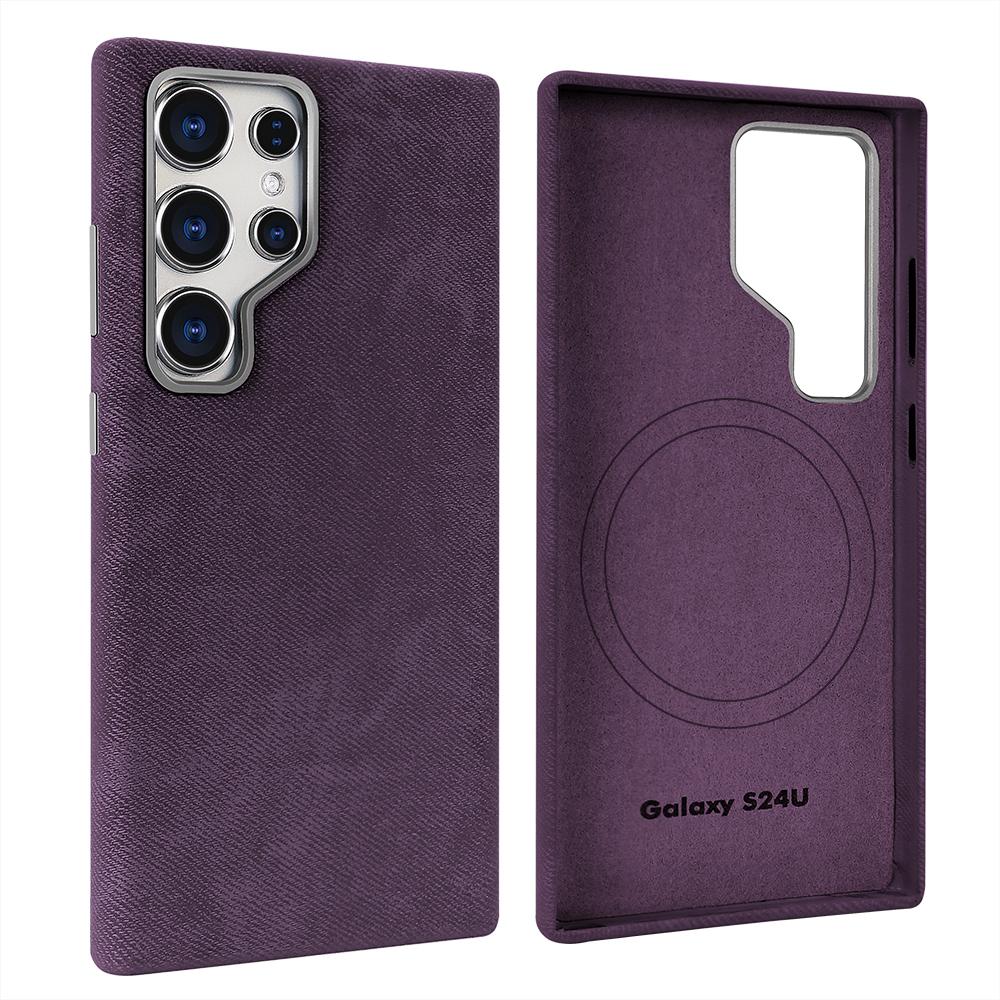 Vietao for Samsung S26 Ultra Cases with Magnetic Wireless Charging, Microfiber Phone Cover S25 Ultra Case with Metal Camera Lens