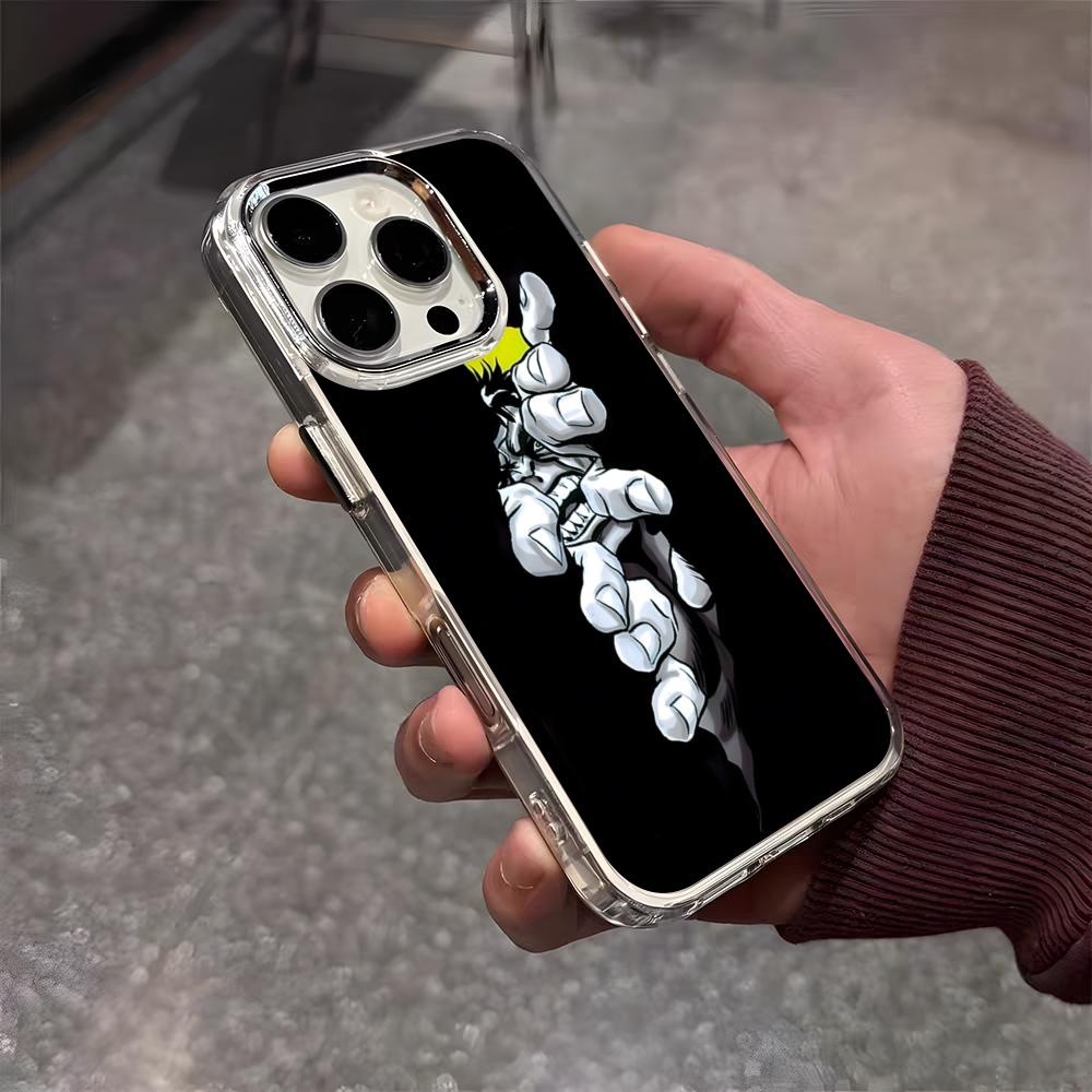 Superhero H-Hulk Phone Case For IPhone 17 Air 16 E 15 14 13 12 11 Plus Pro Max Electroplated Transparent Soft Shell