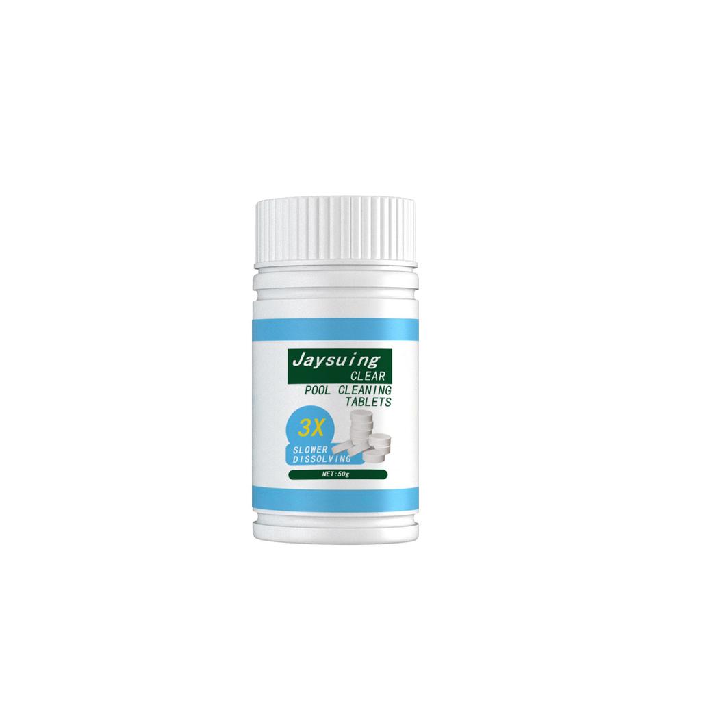 Pool Effervescent Tablets Fast-Dissolving Chlorine Pool Cleaner Water Treatment Tablets 100g