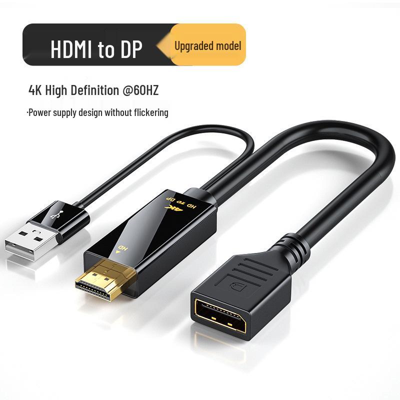 

Кабель-конвертер HDMI в DP 4K 60 Гц - Подключайте ноутбуки к мониторам