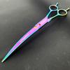 Colored Curved Scissors for Pet Grooming, Dog Hair Trimming Scissors