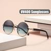 Men Women New Style Sunglasses Trendy Round Frame UV400 Sun Glasses Eyewear Fashion Retro Driving Riding Sports Goggles