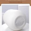 Zhihuiju Minimalist Large Round Resin Plant Pot for Indoor & Outdoor Use