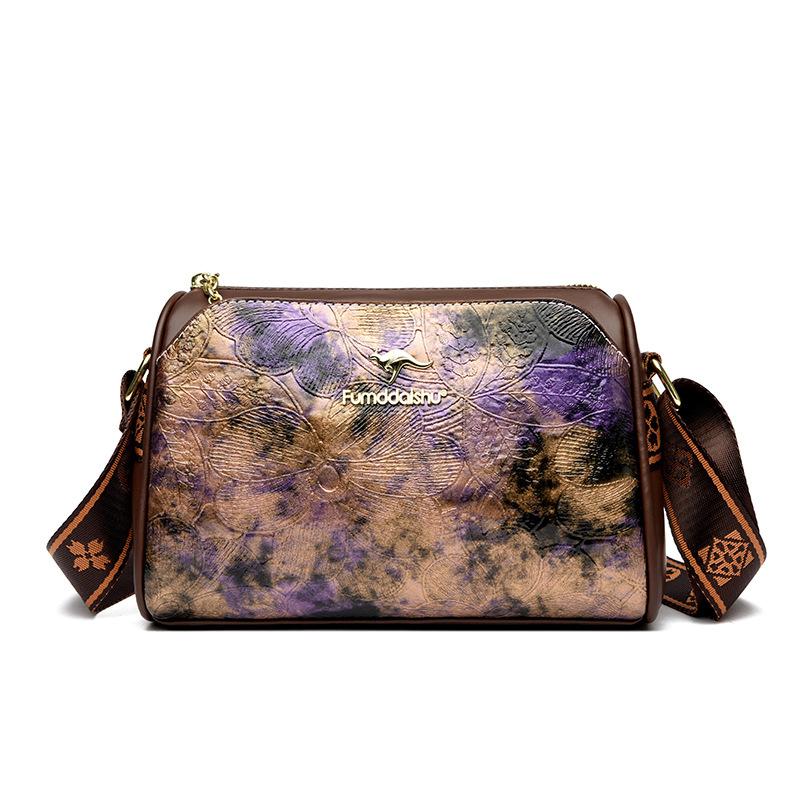 Large capacity embossed pillow bag women's fashion atmosphere commuter bag broadband shoulder bag bag